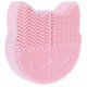 thumbnail image 2 of Silicon Makeup Brush Cleaning Mat Makeup Brush Drying Holder Brush Cleaner Mat, 2 of 2