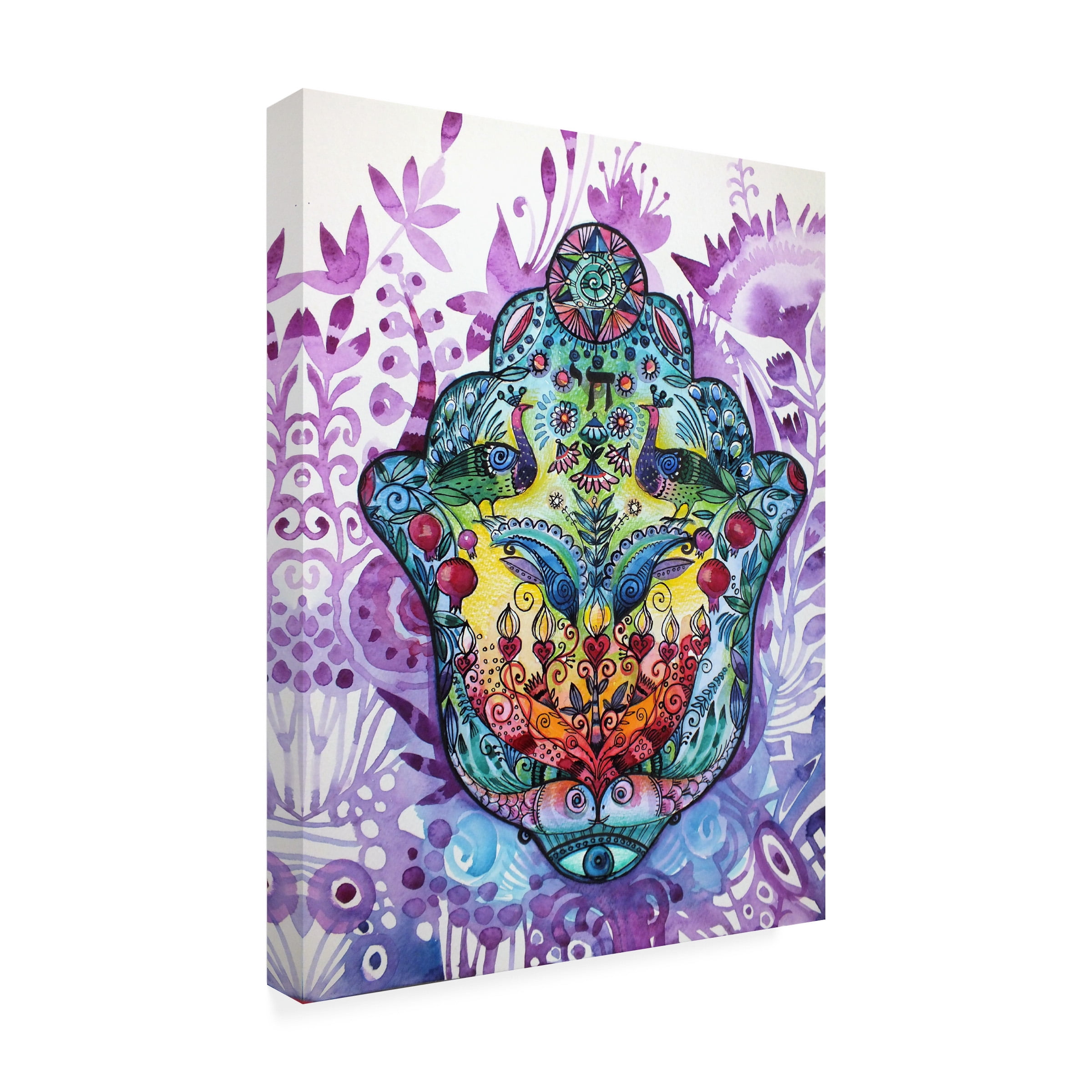 Trademark Fine Art 'Hamsa' Canvas Art by Oxana Ziaka