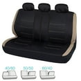 thumbnail image 3 of BDK Venice Series Car Seat Covers, New Design, Side Airbag Compatible, Split Rear Bench, 3 of 7
