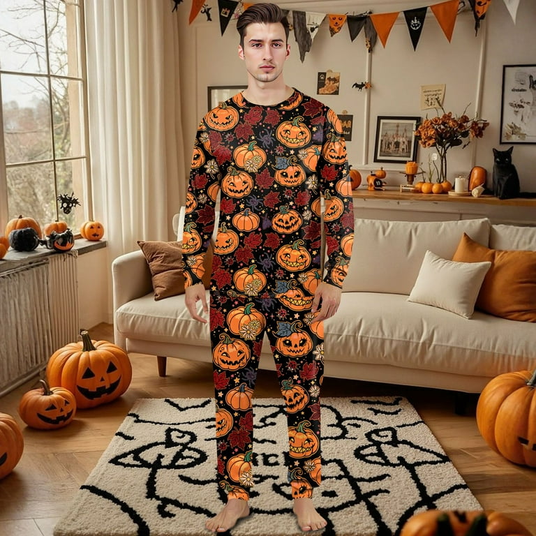 Family Halloween Pajamas Matching Sets, Matching PJs Sets for