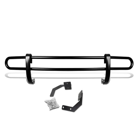 DNA Motoring RBG-020-BK For 2008 to 2016 Grand Caravan / Town & Country Stainless Steel Double Bar Rear Bumper Protector Guard (Black) 11 12 13 14 15