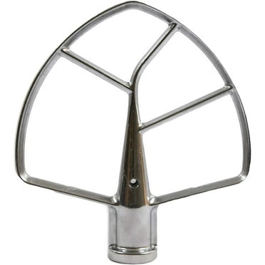 Masterpart Replacement 6 Quart Stand Mixer Flat Crome Plated Beater Compatible With Kitchen aid. Will Not Fit All Models