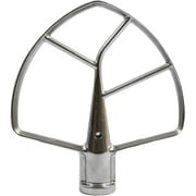 Masterpart Replacement 6 Quart Stand Mixer Flat Crome Plated Beater Compatible With Kitchen aid. Will Not Fit All Models