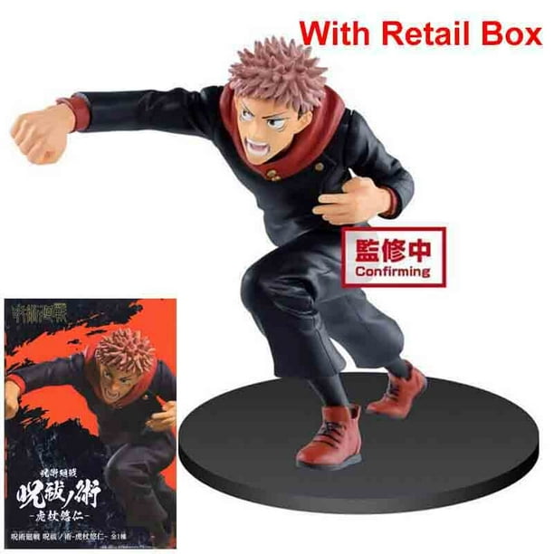 Figura de acción de Anime Jujutsu Kaisen, 19cm, Itadori, Yuji, Gojo, Satoru, Fushiguro, Megumi, Kugisaki, nolara, modelo de muñeco de juguete Gong Bohan LED