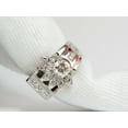 thumbnail image 2 of .72ct. VICTORIAN REVIVAL DIAMONDS COCKTAIL RING G/VS 14KT, 2 of 8