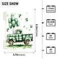 thumbnail image 3 of WOBOGO St Patricks A Truck with Balloons and Clover Leaves on The Roof Notebook College Horizontal Grid Paper Ink Spill Resistant Water Resistant Cover 8.3x5.7x0.4in, 3 of 8