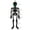 Black, variant on Tdxkok 2Pcs Halloween Skeleton Hanging Glitter Ornaments,DIY Paper Poseable Decorations for Halloween Party Home Decor,Shiny Skull Props Adults