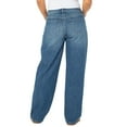 thumbnail image 4 of Celebrity Pink Women's and Women's Plus Low Rise Baggy Wide Leg Jeans, Sizes 1-24, 4 of 6