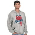 thumbnail image 5 of Lord God Almighty Christian Cross Zip Up Hoodie Men's Women's Brisco Brands S, 5 of 6