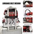 thumbnail image 4 of JIALIOU Mini Backpack Purse for Women Quilted Casual Daypack Small Travel Shoulder Bag, Love Checkered Heart, 4 of 7