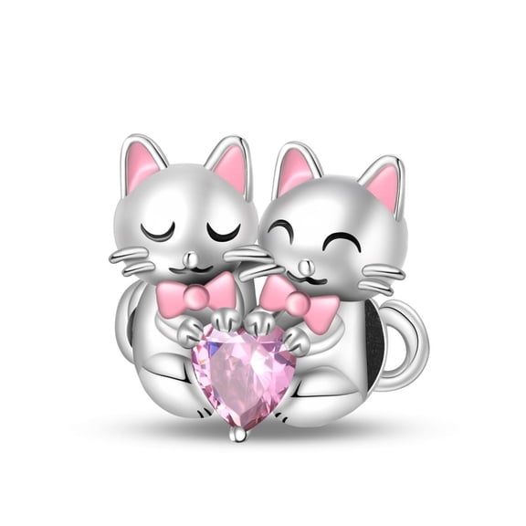 Sweet Cat Beads Charm, Compatible with Most Bracelet, Charm for Bracelet