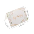 thumbnail image 2 of 50 tarjetas de felicitación de boda elegantes tarjetas de felicitación de regalo de bendición (color surtido) HOMEMAXS 12649384-MX, 2 of 6