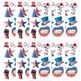 thumbnail image 1 of WREESH Independence Day Waterproof Sweat Face Tattoo Sticker Decoration Props, 1 of 1