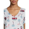 thumbnail image 4 of Secret Treasures Women's and Women's Plus Americana Printed PJ Set, 4 of 5