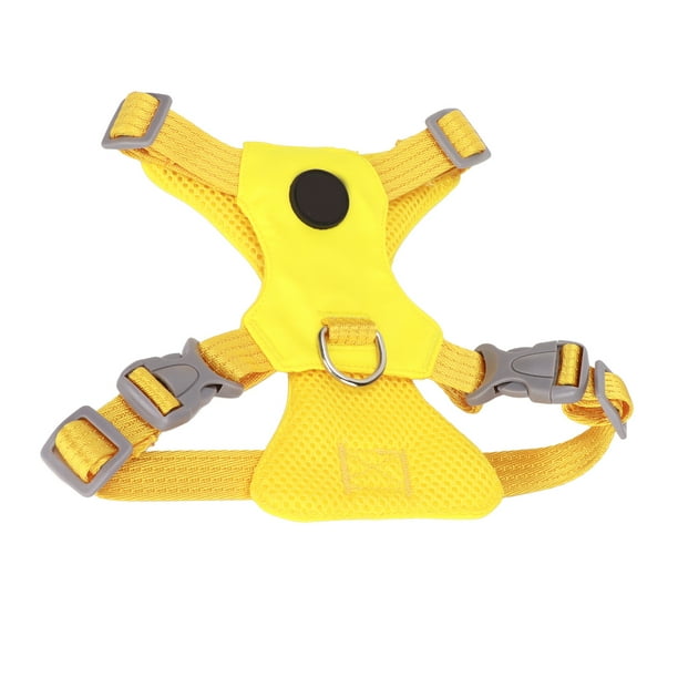 Chaleco de Seguridad para Perros Bling Bling Arnés Multiusos Suave y Transpirable Amarillo S