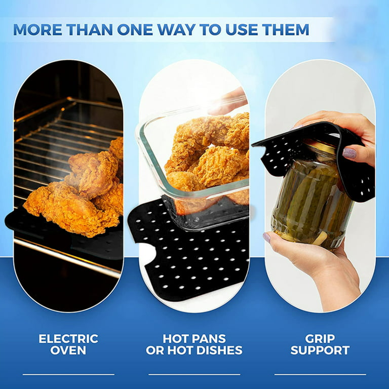 2 Pack Air Fryer Silicone Liner For Dual Air Fryer, Air Fryer