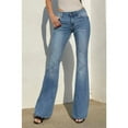 thumbnail image 4 of Mid-Rise Flare Jeans- Light Wash, 4 of 5