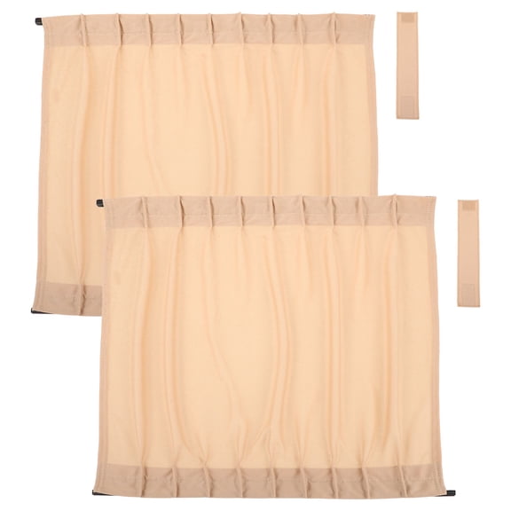 HONITANO Window Sun Shade Car Shade Window Curtain Polyester 2Pcs