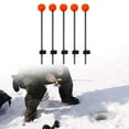 thumbnail image 1 of Punta superior de caña de pescar en hielo, 5 uds., puntas de resorte de resistentes y duraderas de acero inoxidable Pequeña Cola Punta de caña de pescar en hielo, 1 of 8