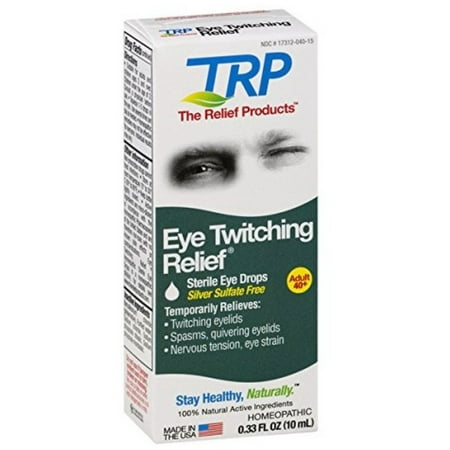 The Relief Products Eye Twitching Relief Drops, 0.33