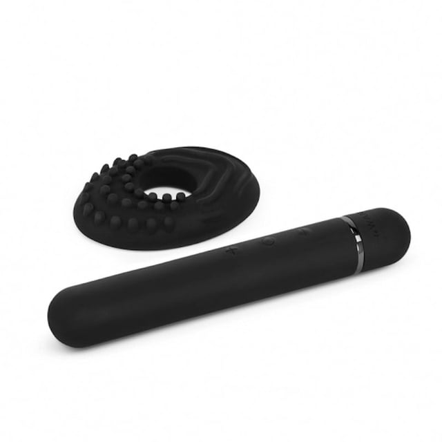 Le Wand Chrome Baton-Black