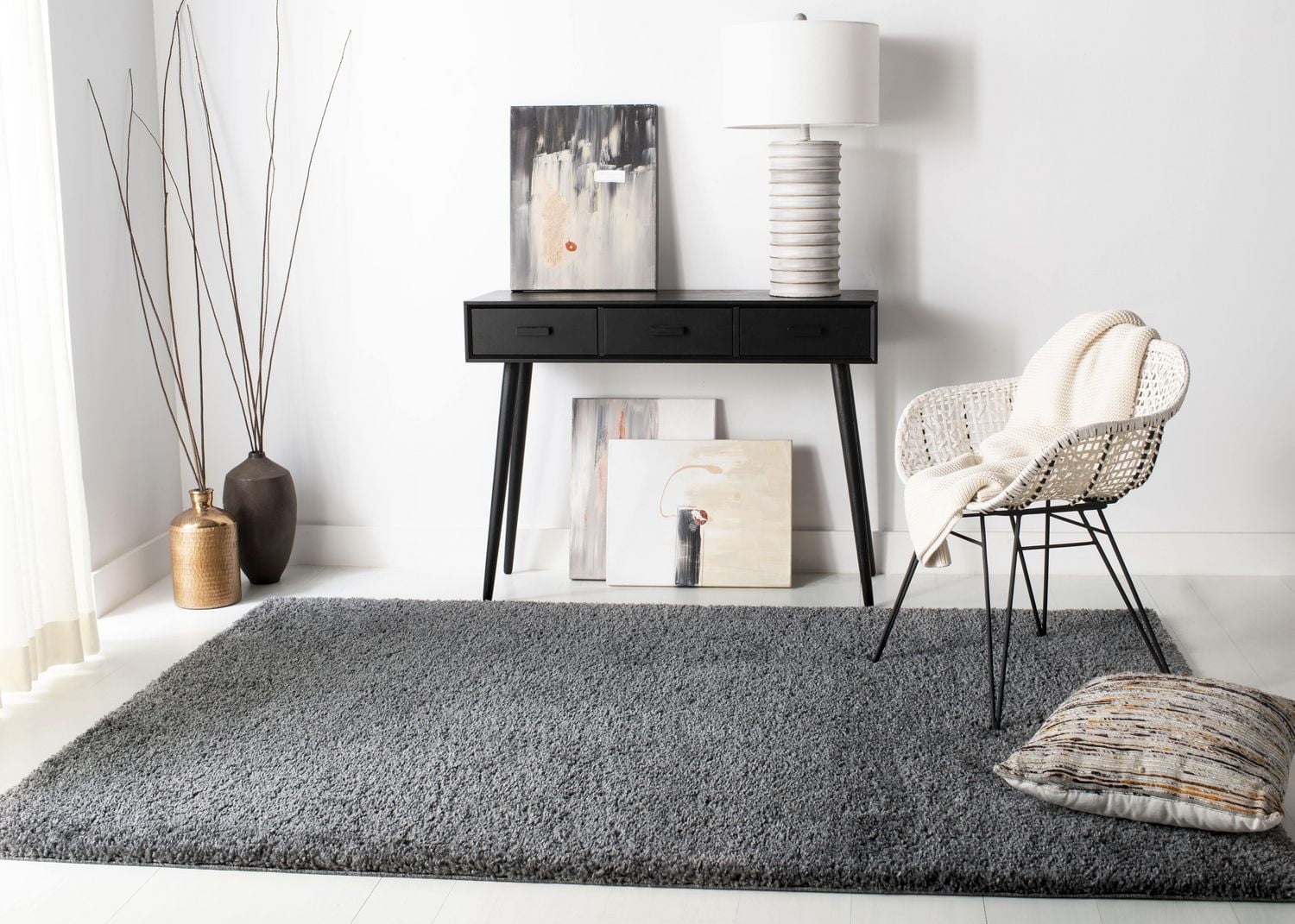 SAFAVIEH August Carlene Tapis Peluche Shag