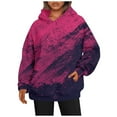 thumbnail image 2 of Mode Quotidienne Polyvalente Décontractée Sweat-Shirts Manches Longues Gradient Top Sweat-Shirts Bleu L, 2 of 5