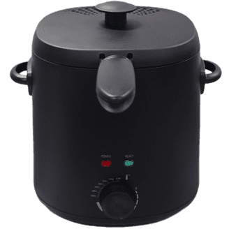 Replacement Lid For Presto Fry Daddy Fryers - 2 Piece Black Cover