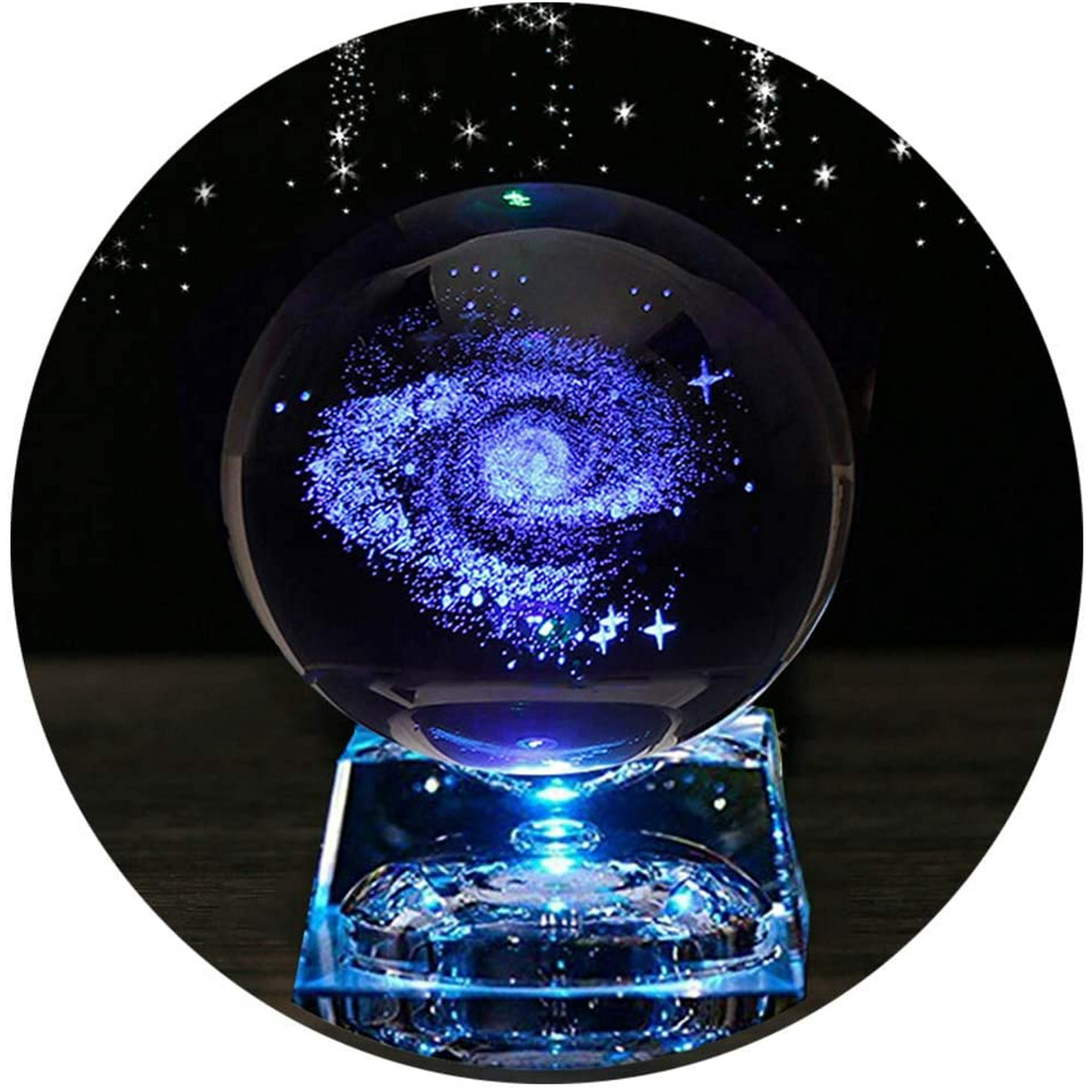 Crystal galaxy. Хрустальный шар. Хрустальный шар Галактика. Хрустальный шар с подсветкой. Космический шар.