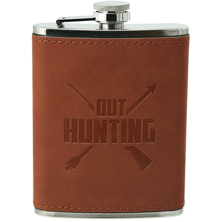 

Out Hunting - PU Leather & Stainless Steel 8 oz Flask