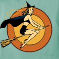 thumbnail image 3 of CafePress - Retro Witch Womens Comfort Colors Shirt - Womens Comfort Colors® Shirt, 3 of 4