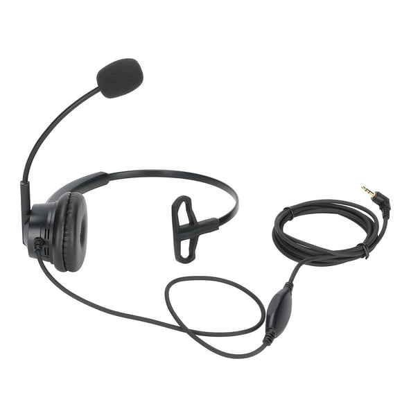 Telephone Headset, Wide Use Office Headset Clear Voice Adjustable Volume  For Telecom Marketing For Call Center Agents