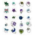 thumbnail image 1 of Sonducket Anillos de humor termocrómico temperatura cambiable joyería diseño único al azar Type3 NO3, 1 of 6