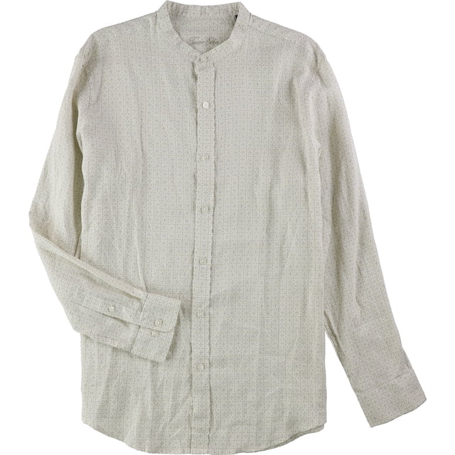 Camisa con Botones Tasso Elba para hombre color beige pequeña