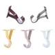 thumbnail image 1 of Aluminium Alloy Curtain Pole Bracket Home Ceiling Curtain Rod Installation Hook Household Window Curtain Accessory, 1 of 5