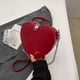 thumbnail image 4 of Bolso de hombro de PU con cadena de hilo de coser y cremallera de gran venta, bolso cruzado de mujer de moda 2024, nuevo bolso cruzado con flores para mujer, caja de corazón, 4 of 4