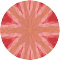 thumbnail image 1 of Ahgly Company Machine Washable Indoor Round Transitional Orange Area Rugs, 5' Round, 1 of 7