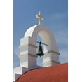 thumbnail image 2 of Young, Bill 13x18 White Modern Wood Framed Museum Art Print Titled - Greece, Mykonos, Hora White bell tower of church, 2 of 4