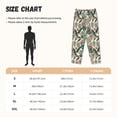 thumbnail image 4 of Picia Palm Trees and Tropical Womens Soft Woven Cotton Elastic Waistband Sleep Pajama Pant Lounge Sleep Pant With Pockets And Drawstring-X-Large, 4 of 9