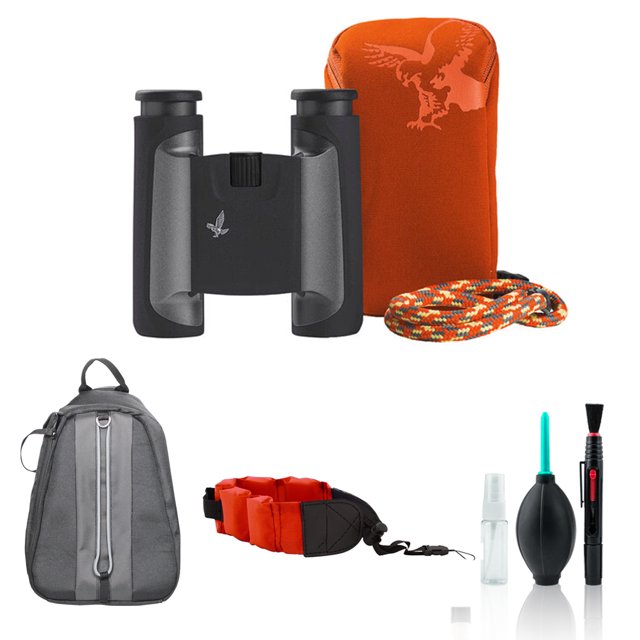 Swarovski 10x25 CL Binoculars (Mountain Accessory Pack)- with Backpack + More