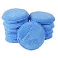 thumbnail image 2 of Almohadillas aplicadas de cera de microfibra de 10 piezas con una esponja de pulido de 12.7 cm para depilarse, 2 of 8