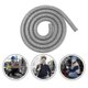 thumbnail image 2 of 3m Stainless Steel Metal Threaded Hose Wire Cable Protector Cable Sleeve Pipe, 2 of 2
