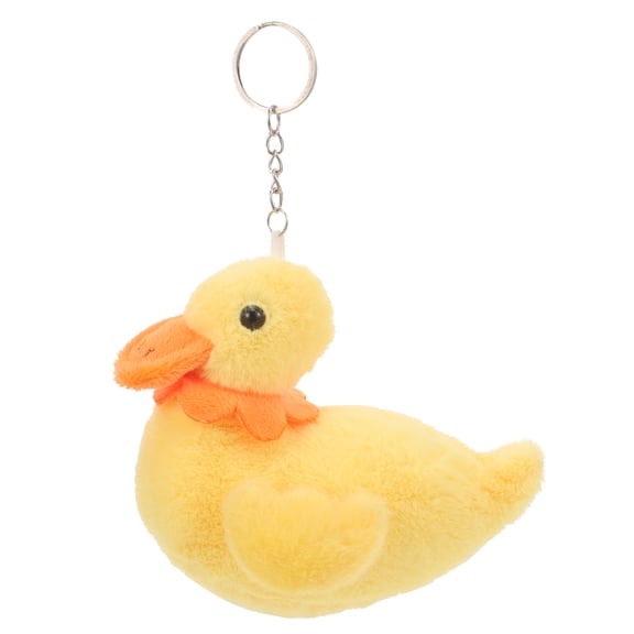 OGITUDE Duck Keychain Plush Key Ring Pendant Backpack Ornament Purse Hanging Key Pendant