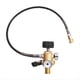 thumbnail image 4 of Adaptador de Buceo con VáLvula DIN Manguera de Aire de Llenado PCP EstacióN de Llenado de Buceo para Tanque de Aire PCP con ManóMetro de Alta PresióN, M18X1.5, 4 of 10
