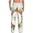 thumbnail image 3 of Fotbe World Travel3 Men's Pajama Pants,Sleepwear Pants,Pj Bottoms Drawstring And Pockets-Small, 3 of 9