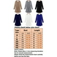 thumbnail image 2 of Fashnice Manteau Femme Couleur Unie Manches Longues Cardigan Chaud Bleu Foncé 2TG, 2 of 2