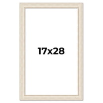 17x28 Frame White Real Wood Picture Frame Width 1.75 inches | Interior Frame Depth 0.5 inches |