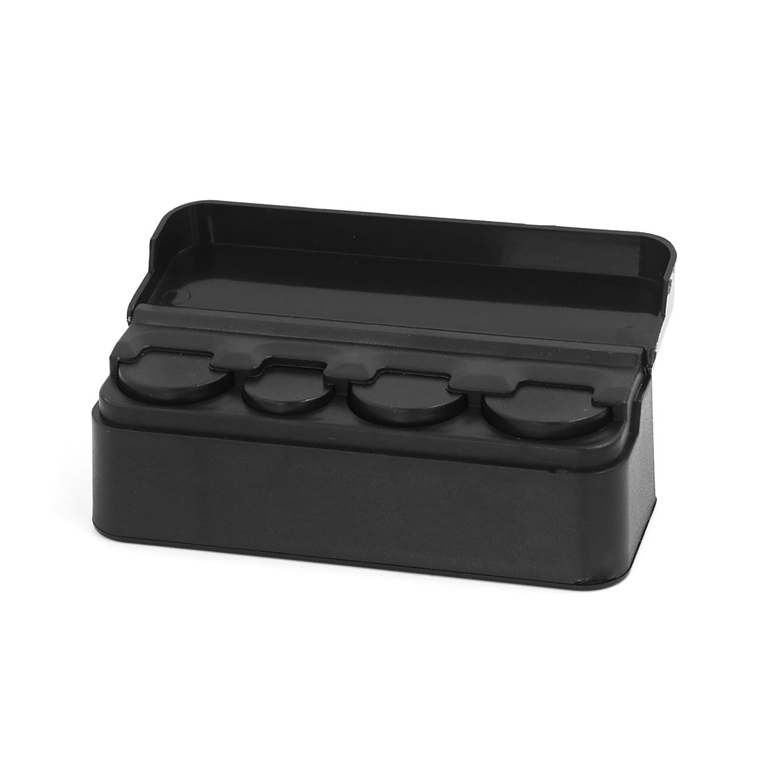 Unique Bargains Car Plastic Interior Coin Change Storage Holder Case Box Container Organizer