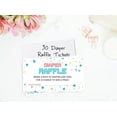 thumbnail image 2 of Inkdotpot 30Gender Reveal Baby ShowerDiaper Raffle Ticket Lottery Insert Cards Supplies Games For Baby Shower Party Bring A Pack Of Diapers To Win Favors Gifts And Prizes, 2 of 5