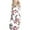 White, variant on SILVERCELL Girl's Long Sleeve Floral Print Loose Casual Holiday Long Maxi Dress with Pockets 2-10 Years